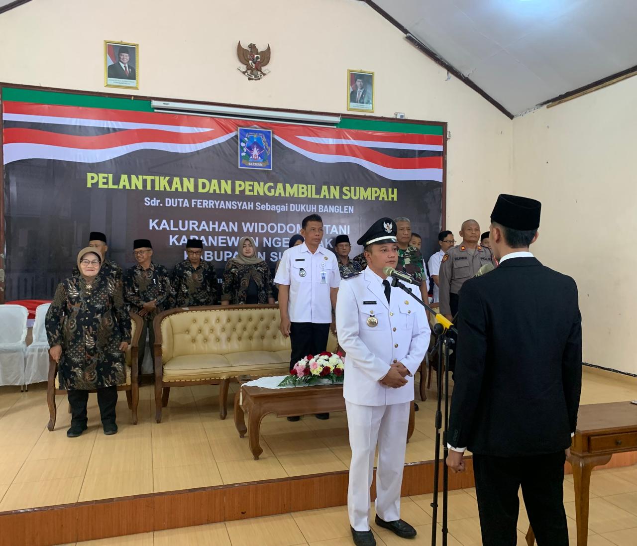 PELANTIKAN DAN PENGAMBILAN SUMPAH DUKUH BANGLEN