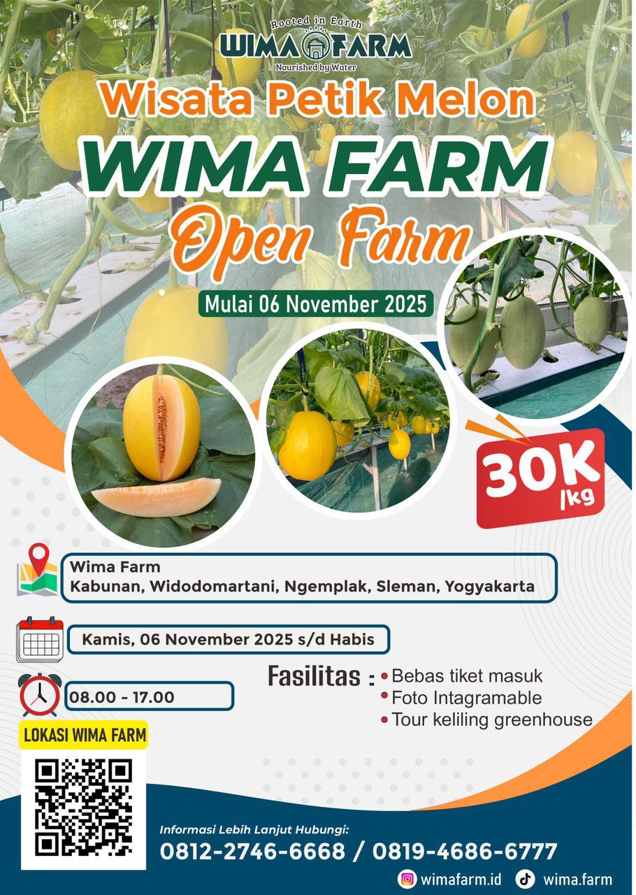 PENGUMUMAN WISATA PETIK BUAH MELON